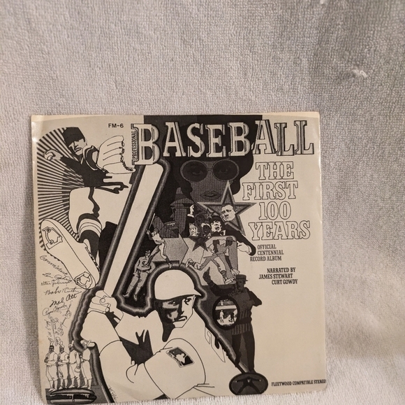Baseball The First 100 Years Vinyl Record Pre-owned - Picture 4 of 6